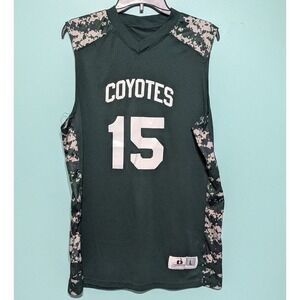 Badger Sport Coyotes #15 Basketball Jersey Size Large
